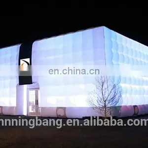 2018 Ningbang Hot Sale Led Inflatable Cube Tent for Sale thumbnail-3