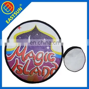 Cheap Custom Printed Folding Frisbee , Pop Up Frisbee thumbnail-1