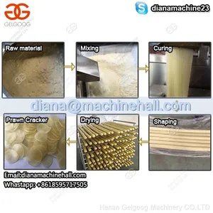 Automatic Prawn Cracker Making Machine|Shrimp Chips Production Line thumbnail-2