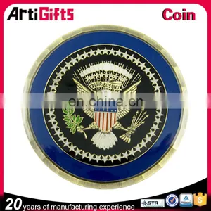 China Factory Supply Cheap Soft Enamel Gold Plated Coins thumbnail-5