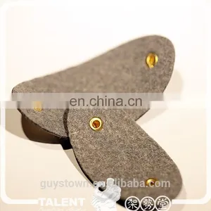 Custom Metal Casting Logo Tag Nail PU Leather Badge Patch for Shoe thumbnail-5