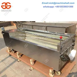 Brush Washing Machine/ Fruit and Vegetable,Potato/Carrot Brush Washer and Peeler Machine thumbnail-4