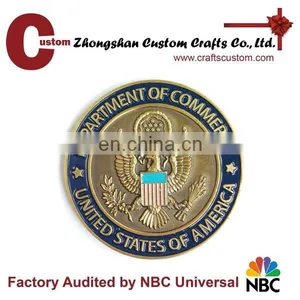 US Air Force One Custom Metal Military Coin With Palting Gold and Enamel thumbnail-5