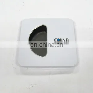 Thin Square CD Tin Box With a PVC Window and Hinged Lid thumbnail-1
