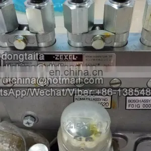 Original Excavator Engine High Pressure Fuel Pump 101609-3760, 101609-3750 for KOMATSU PC220-6 thumbnail-5