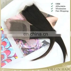 Brazilian Virgin Hair Bundles With Lace Closure thumbnail-4