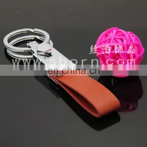 Leather Card Holder Key Chain Leather Key Ring Holder thumbnail-1