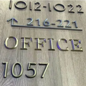​Door Number Sign Making Copperplate CNC Making thumbnail-3