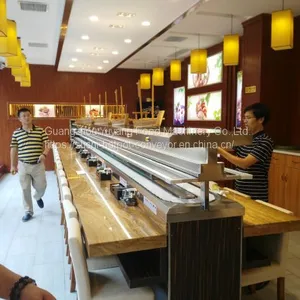 Sushi Convery Belt Sushi Train Sushi Bar Conveyor Belt Factory: Michaeldeng@gdyuyang.com thumbnail-4