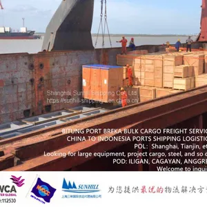 Shanghai to Bitung Port Break Bulk Cargo Freight Rate Indonesia Shipping Logistics thumbnail-1