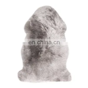Factory Custom Luxury and Soft White Fur Rugs Faux Carpets for Room thumbnail-1
