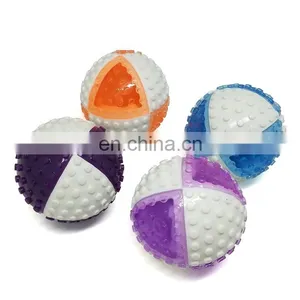 Manufacture New Design Ball Toy Double Colors Dog Play and Chew Toy thumbnail-2