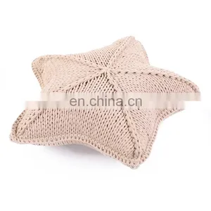 Home Decoration 100% Cotton Handmade Stars Shape Memory Foam Cushion /pillow thumbnail-3