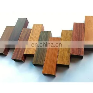 Shengxin 6063 T5 Wood Grain Aluminum Sector for Building and Decoration thumbnail-1