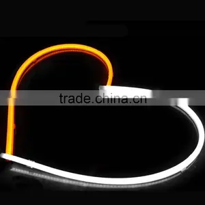 Universal LED Flexible Strip White or White Yellow Dual Color DRL Light thumbnail-5