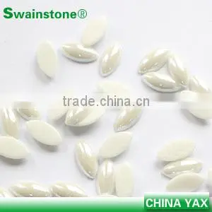 Wholesale Hotfix Ceramic Half Pearl,ceramic Hot Fix Half Pearl Iron on Free Pearls Patterns thumbnail-6