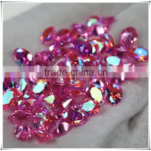 Best Quality Factory Price Wholesale 7big 7small 14 Facets Crystal AB Flatback Hotfix Rhinestone for Nail Art thumbnail-5