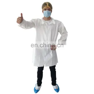 High Performance Non Woven Coverall Colors Hospital Uniform Elastic Cuff And Knitted Cuff thumbnail-1