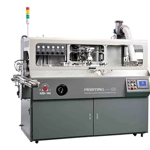 SZD-102-B Automatic 1 Color Plastic Bottle Perfume Bottle Packaging uv Screen Printing Printer Machine thumbnail-1