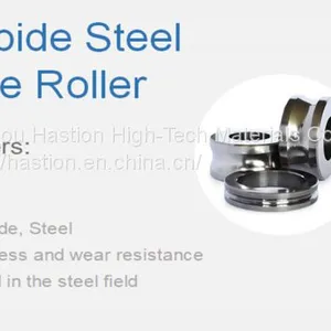 Titanium Carbide Roller High Speed Finishing Guide Wheel for Steel Rolling Mills thumbnail-3