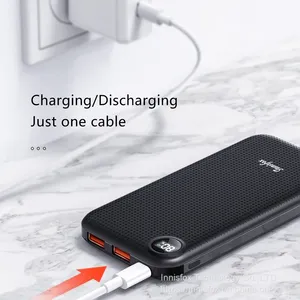 Innisfox Hot Sale High Capacity 10000mah Type C USB 18W PD Power Bank For IPhone Samsung Xiaomi thumbnail-4
