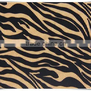 Leopard Print Flocking Fabric Flock on Flock Sofa thumbnail-1
