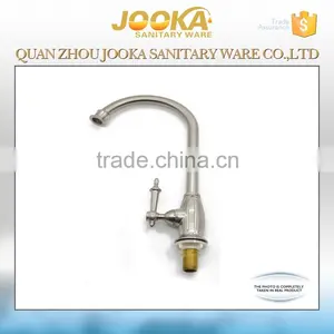 The Price of Laser Faucets Long Spout Brushed Kitchen Faucet thumbnail-1