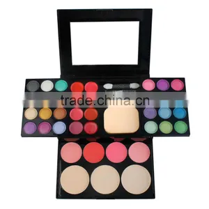 Wholesale 32 Colors Professional Makeup Eyeshadow Face Powder With Blusher thumbnail-2