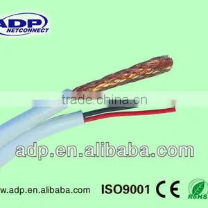 CCTV Camera Cable, RG59 Coaxial Cable+ BNC Power Cable thumbnail-1