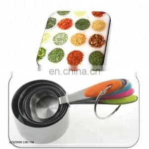 Best Selling Stainless Steel Measuring Cup With Silicone Handle thumbnail-2