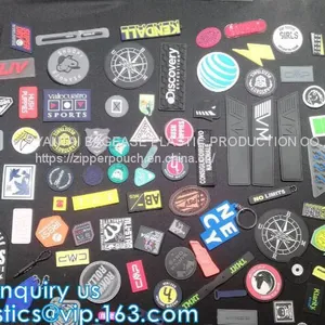 Customize 3D Silicone Patch, Garment Label, Apparel Accessories, Clothing Label Tag, Pvc Patch, Rubber Badge thumbnail-2