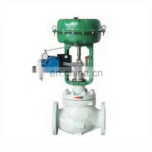 Pneumatic Diaphragm Control Valve With Positioner Pneumatic Actuated Water Steam Globe Valve thumbnail-4