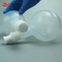 500ml Solvent Liquid Storage Teflon PFA Labware Volumetric Singel-Necked Flask thumbnail-1