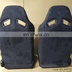 Adjustable Custom LOGO Suede Universal Racing Seats Car Seat thumbnail-5