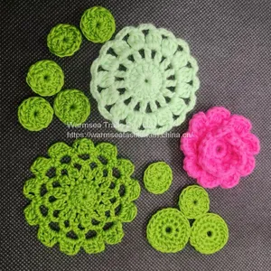 Handcraft Garment Accessories Handmade Cotton Appliques thumbnail-2