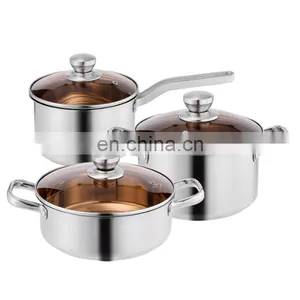 China Stainless Steel Pots and Pans Soup Hotpot Stainless Steel Casserole Rotating Pot thumbnail-2