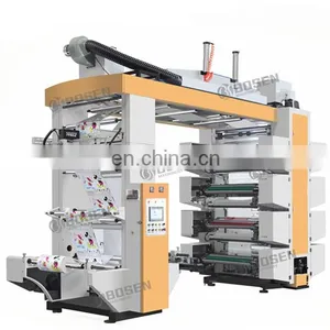 HIGH SPEED 4 6 8 COLORS LETTERPRESS PLASTIC FILM BAG NON-WOVEN PP PE COATED PAPER LABEL FLEXOGRAPHIC PRINTING MACHINE PRICE thumbnail-2