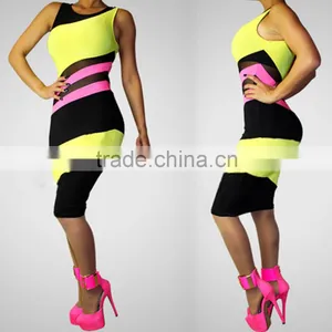 Ladie Fashion Dress Sleeveless Evening Dress Sexy Free Prom Dress thumbnail-2