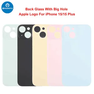 Back Cover Glass With Big Camera Hole For IPhone 15 Series thumbnail-1