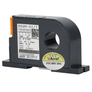 Acrel Power Supply DC24V/12V Strong Overload Capability, Low Power Electrical Current Transducer BA20-AI/V Input AC0-200A thumbnail-3