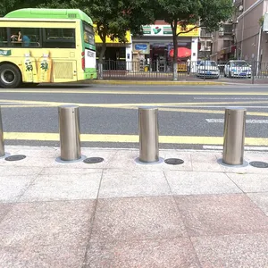 UPARK Reliable Factory Smart Durable Traffic Barrier Shopping Mall Heavy Duty Battery Automation Rising Bollard thumbnail-1