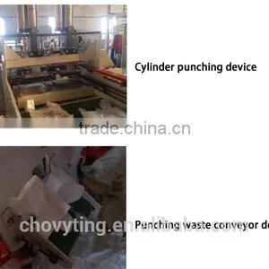 Double Channel and Double Colors T-shirt Shopping Bag Making Machine thumbnail-4