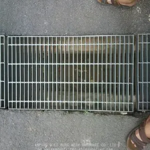 Hot Galvanized Building Reconstruction Building Upgrade Flooring Bar Grating /Heavy-Duty Industrial Steel Floor Grating thumbnail-4