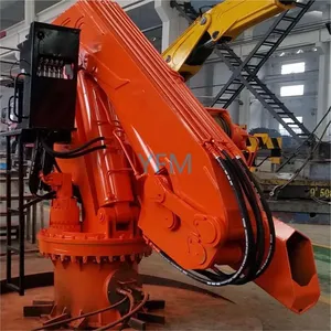 Compact Structure, Safe and Reliable, Multi-Functional, Sea Water Resistant 3 Tons 7 Meters Folding Arm Hydraulic Shipborne Crane thumbnail-1