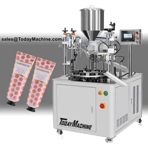 Automatic Cream Cosmetic Lotion Soft Tube Filling and Sealing Machine thumbnail-1