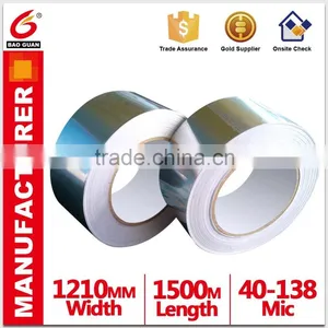 Water Base AcrylicTape Adhesive Aluminium Polyester Tapes Aluminium Foil Adhesive Tape thumbnail-1