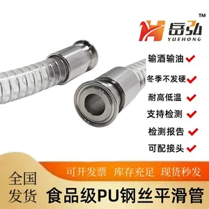 Quick-installation Snap-fit Connectors, Food-grade PU Smooth Transparent Steel Wire Pipes, thumbnail-3