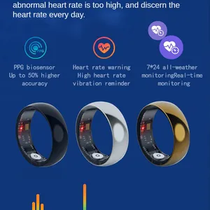 Mart Ring With Heart Rate Blood Oxygen Step Counting Sleep Monitoring and Body Temperature Monitoring thumbnail-4