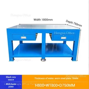 Heavy Duty Steel Workbench | 1000kg Load Industrial Work Table With Drawers | Factory Assembly Station - Model: HN-WB01 thumbnail-2