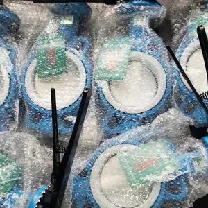 Tyco Fluorine-lined Butterfly Valve, Plastic-lined Valve, Factory Direct Supply, High-class Ptfe/f4 D71f4-10q thumbnail-3